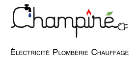 Logo Champiré, plombier à Angers